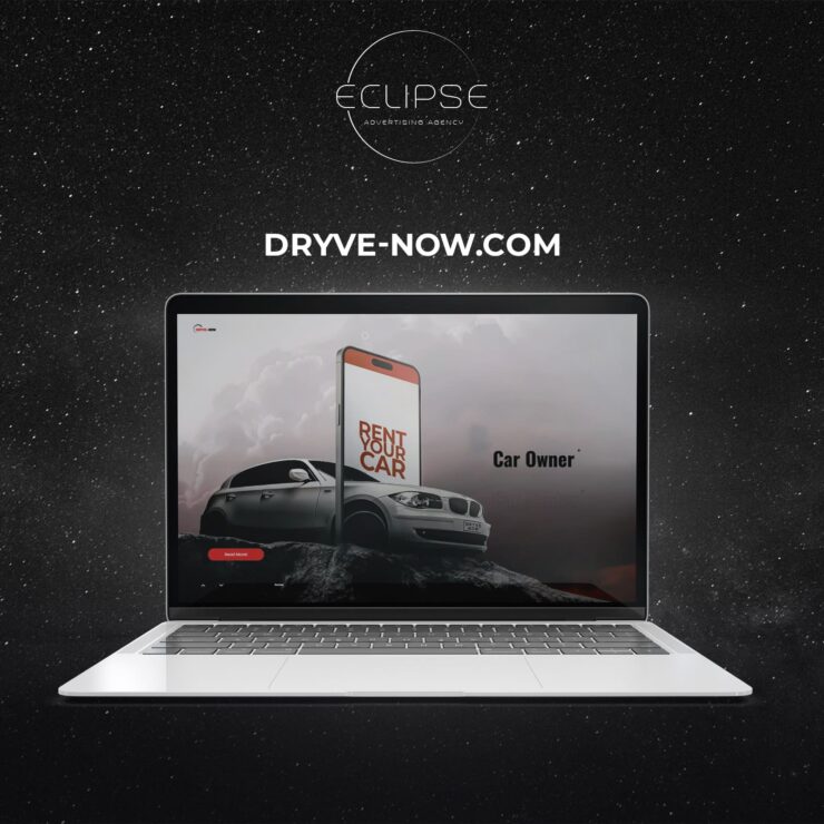 Dryve Now Landing Page — Web Development project by Eclipse