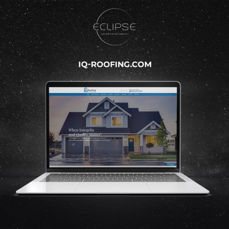 IQ Roofing Website — Web Development project by Eclipse